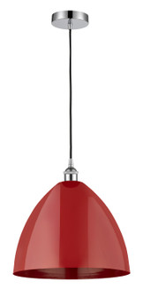 Edison One Light Mini Pendant in Polished Chrome (405|616-1P-PC-MBD-16-RD)