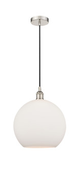 Edison One Light Mini Pendant in Polished Nickel (405|616-1P-PN-G121-12)