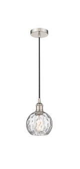 Edison One Light Mini Pendant in Polished Nickel (405|616-1P-PN-G1215-6)