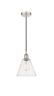 Edison One Light Mini Pendant in Polished Nickel (405|616-1P-PN-GBC-84)