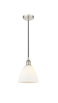Edison One Light Mini Pendant in Polished Nickel (405|616-1P-PN-GBD-751)
