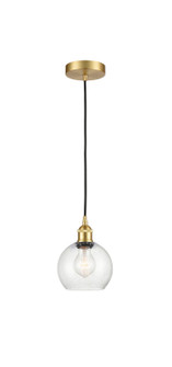Edison One Light Mini Pendant in Satin Gold (405|616-1P-SG-G124-6)