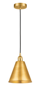 Edison One Light Mini Pendant in Satin Gold (405|616-1P-SG-MBC-8-SG)