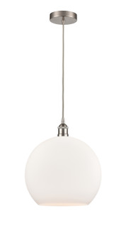 Edison LED Pendant in Brushed Satin Nickel (405|616-1P-SN-G121-14-LED)