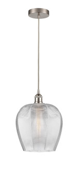 Edison One Light Mini Pendant in Brushed Satin Nickel (405|616-1P-SN-G462-12)