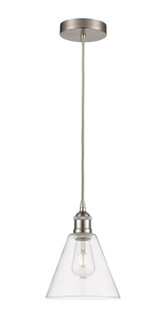 Edison LED Mini Pendant in Brushed Satin Nickel (405|616-1P-SN-GBC-82-LED)