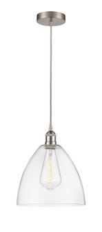 Edison LED Mini Pendant in Brushed Satin Nickel (405|616-1P-SN-GBD-122-LED)