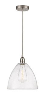 Edison LED Mini Pendant in Brushed Satin Nickel (405|616-1P-SN-GBD-124-LED)