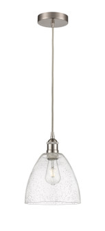 Edison LED Mini Pendant in Brushed Satin Nickel (405|616-1P-SN-GBD-94-LED)