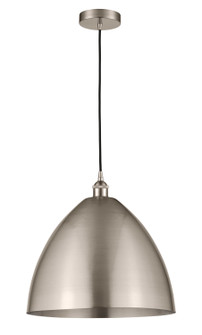 Edison LED Mini Pendant in Brushed Satin Nickel (405|616-1P-SN-MBD-16-SN-LED)