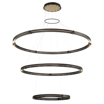 Admiral LED Chandelier in Matte Black/Gold (40|37056-018)