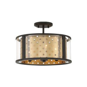 Grado Three Light Semi-Flush Mount in Gold (40|39415-028)