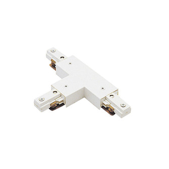 120V Track Track Connector in White (34|J2-T-WT)