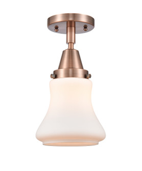 Caden One Light Flush Mount in Antique Copper (405|447-1C-AC-G191)