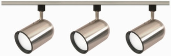 Track Lighting Kits Brushed Nickel Three Light Track Kit in Brushed Nickel (72|TK342)