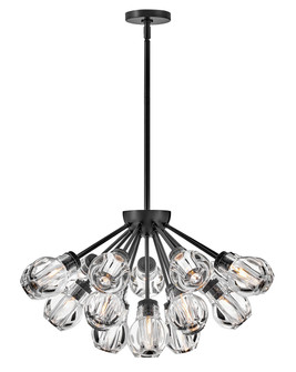 Elise LED Pendant in Black (138|FR46956BLK)