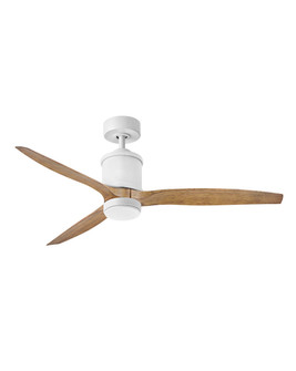 Hover 60``Ceiling Fan in Matte White With Koa Blades (13|900760FWK-LWD)