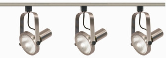 Track Lighting Kits Brushed Nickel Three Light Track Kit in Brushed Nickel (72|TK343)