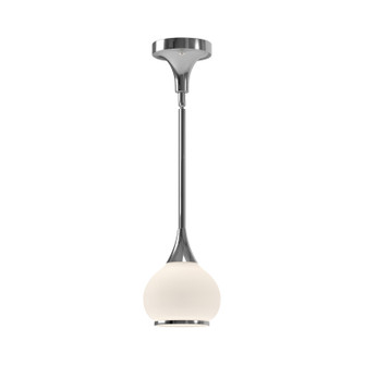 Hazel One Light Pendant in Chrome/Opal Matte Glass (452|PD524006CHOP)