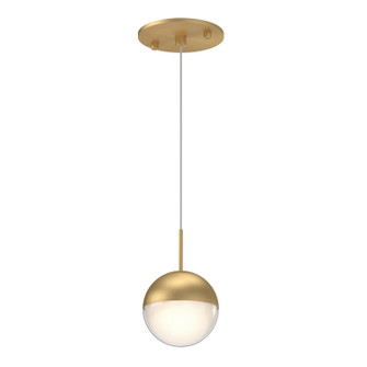 Pluto LED Pendant in Brushed Gold (347|402801BG-LED)
