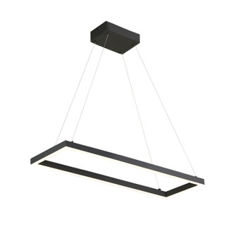 Piazza LED Pendant in Black (347|PD88530-BK)