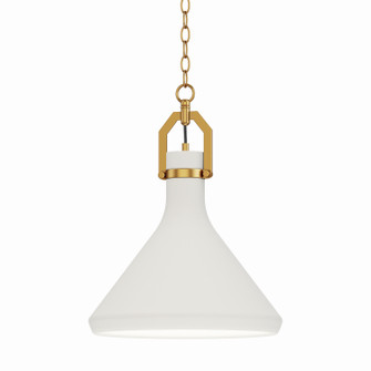 Lumi One Light Pendant in Satin Brass (16|12383WTSBR)