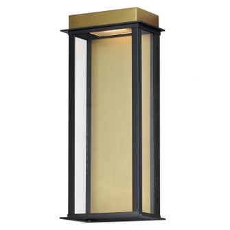 Rincon LED Outdoor Wall Sconce in Black / Gold (16|50754BKGLD)