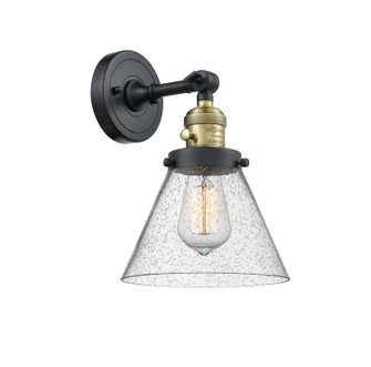Franklin Restoration LED Wall Sconce in Black Antique Brass (405|203SW-BAB-G44-LED)
