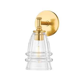 Newfield One Light Wall Sconce in Aged Brass (70|1140-AGB)