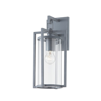 Percy One Light Outdoor Wall Sconce in Weathered Zinc (67|B1141-WZN)