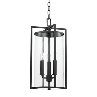 Percy Three Light Outdoor Lantern in Texture Black (67|F1146-TBK)