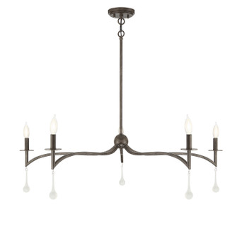 Laramie Five Light Chandelier in Chelsea Walnut (51|1-1099-5-183)