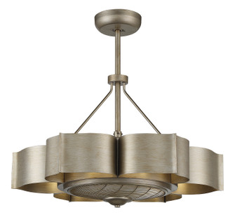 Stockholm Six Light Fan D'lier in Silver Patina (51|39-FD-125-53)