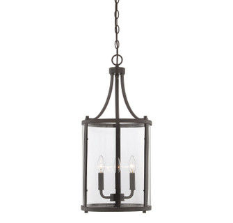 Penrose Three Light Foyer Pendant in English Bronze (51|7-1040-3-13)