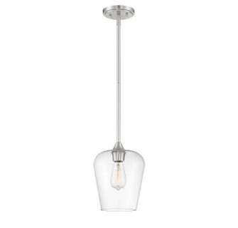 Octave One Light Mini Pendant in Satin Nickel (51|7-4036-1-SN)