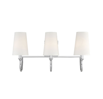 Cameron Three Light Bath Bar in Polished Nickel (51|8-2542-3-109)