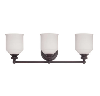 Melrose Three Light Bath Bar in English Bronze (51|8-6836-3-13)