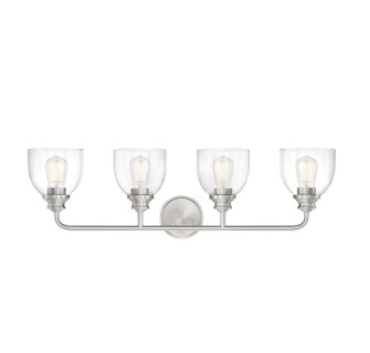 Vale Four Light Bath Bar in Satin Nickel (51|8-7205-4-SN)