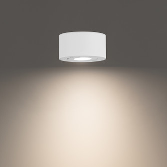 Peek LED Outdoor Flush Mount in White (34|FM-W45205-35-WT)