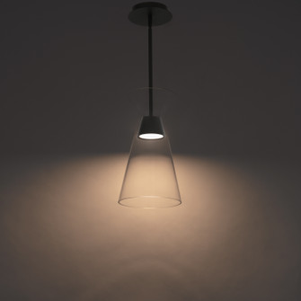 Chandra LED Mini Pendant in Black (34|PD-87214-BK)