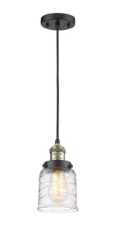 Franklin Restoration One Light Mini Pendant in Black Antique Brass (405|201C-BAB-G513)
