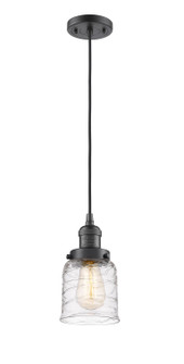 Franklin Restoration One Light Mini Pendant in Oil Rubbed Bronze (405|201C-OB-G513)
