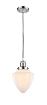 Franklin Restoration LED Mini Pendant in Polished Chrome (405|201C-PC-G661-7-LED)