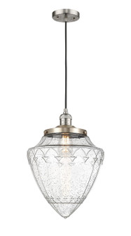 Franklin Restoration LED Mini Pendant in Polished Nickel (405|201C-PN-G661-12-LED)