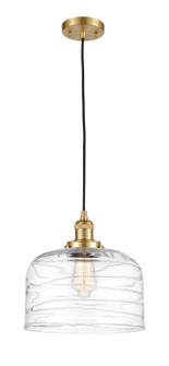 Franklin Restoration LED Mini Pendant in Satin Gold (405|201C-SG-G713-L-LED)