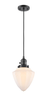 Franklin Restoration LED Mini Pendant in Oil Rubbed Bronze (405|201CSW-OB-G661-7-LED)