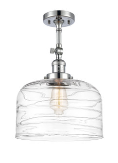 Franklin Restoration One Light Semi-Flush Mount in Polished Chrome (405|201F-PC-G713-L)