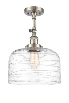 Franklin Restoration LED Semi-Flush Mount in Brushed Satin Nickel (405|201F-SN-G713-L-LED)