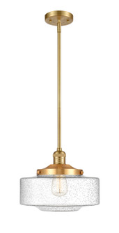 Franklin Restoration One Light Mini Pendant in Satin Gold (405|201S-SG-G694-12)