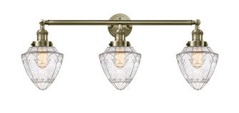 Franklin Restoration Three Light Bath Vanity in Antique Brass (405|205-AB-G664-7)